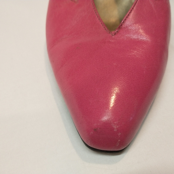 Vintage Yves Saint Laurent YSL slingback heels size 7 - Picture 5 of 16